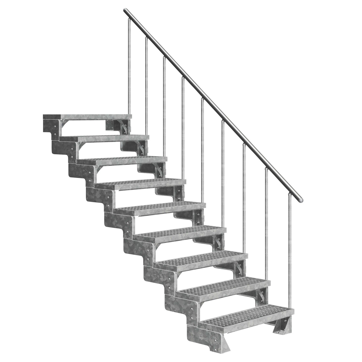 Dolle Schody zewnętrzne Garden krata stalowa 80 cm 9 stopni80 cm
