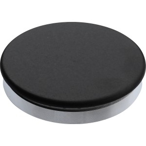 Palnik boczny do grilli gazowych Knox & Maddox jako część zamienna, okrągły kształt, czarny/srebrny.