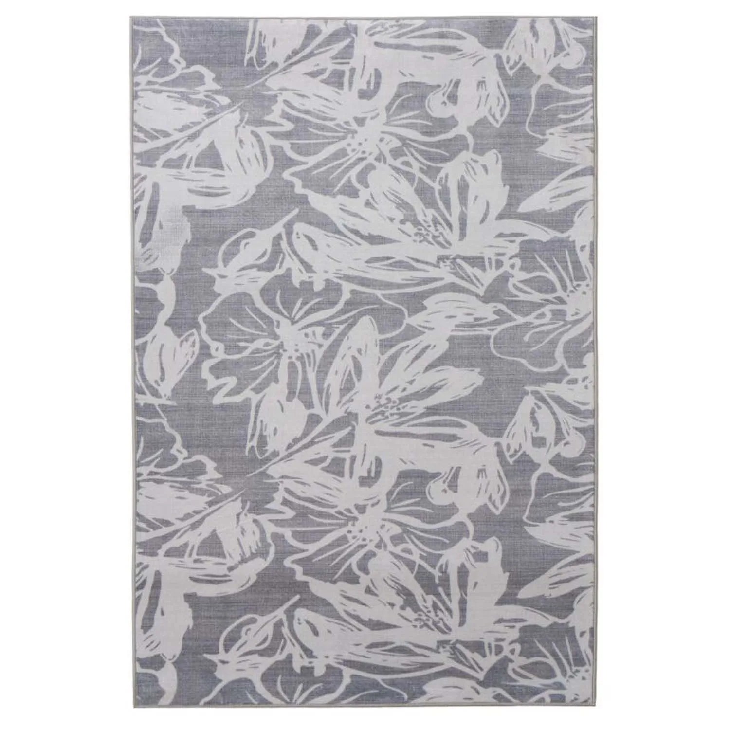 Splendid Dywan drukowany FRIDA mikrofibra 160 x 230 cm szary