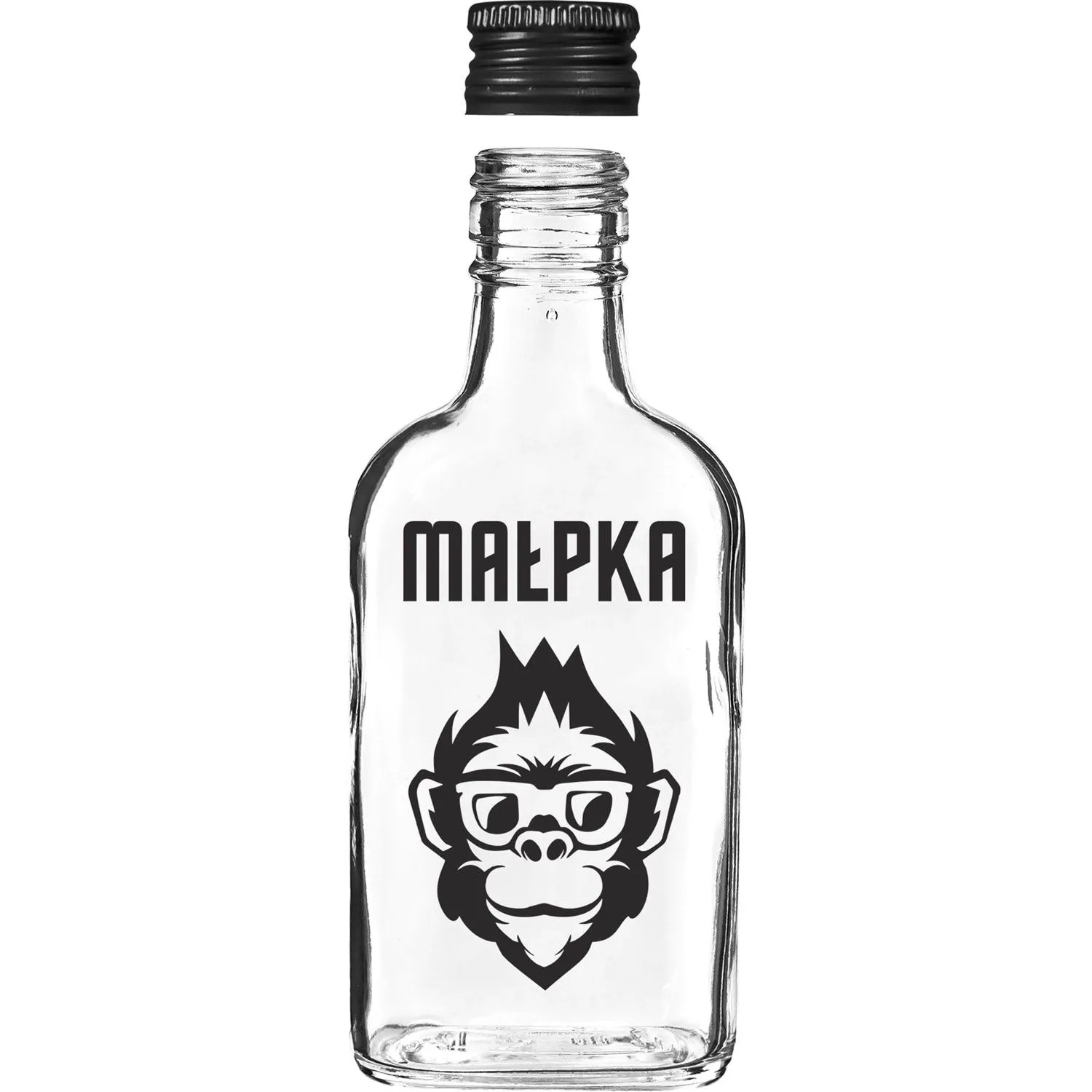 Butelka Piersiówka z zakrętką 200 ml - 6 szt.