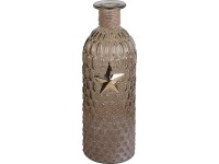 Wazon szklany z gwiazdą wys. 25 cm