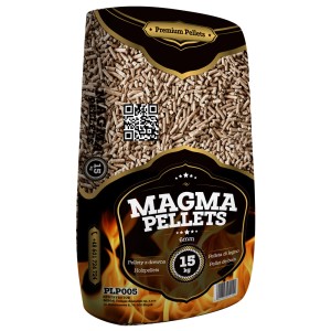 Worek pelletu Magma 15kg, pellet drzewny do ogrzewania.