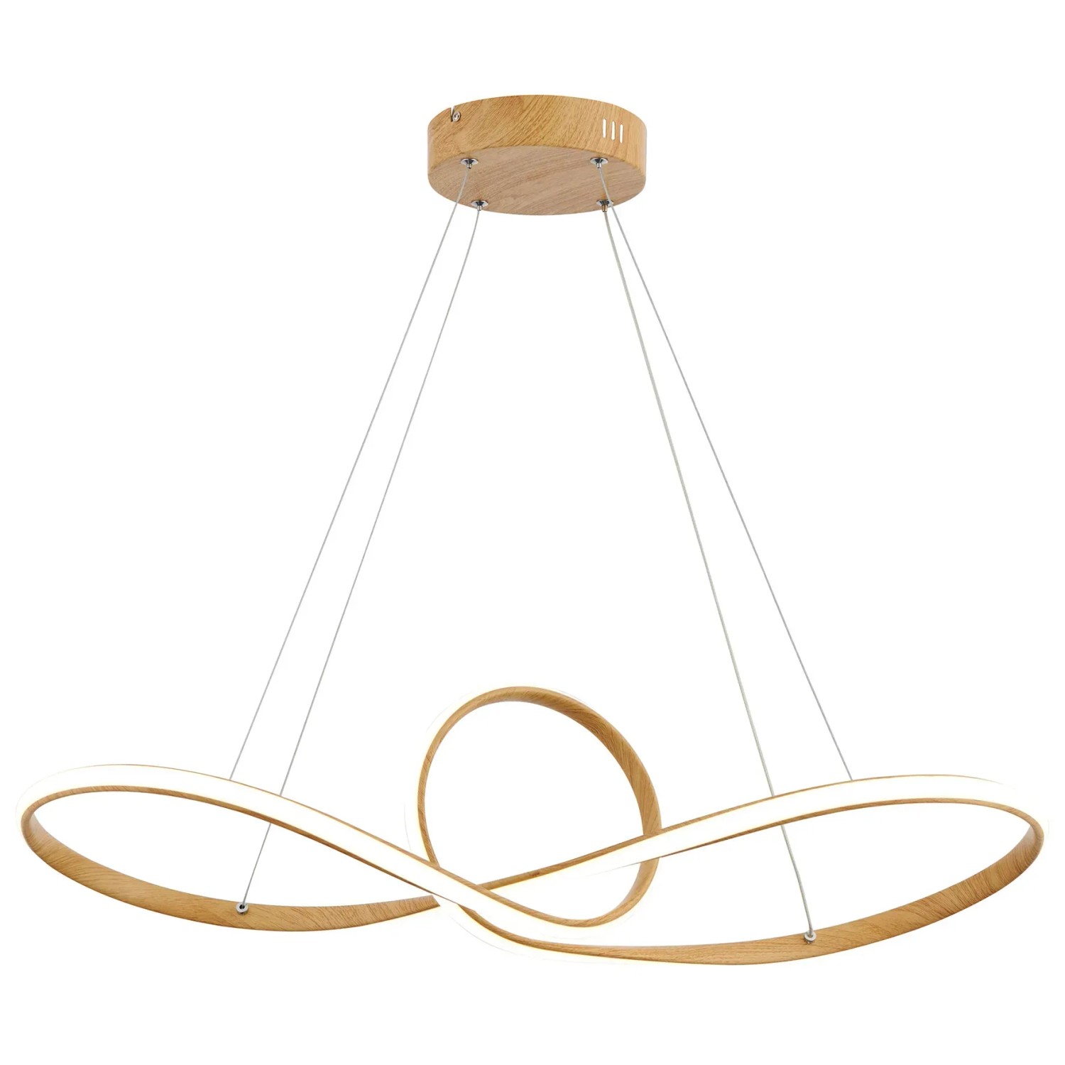 Reality Lampa wisząca LED Arlena 40W 2700-6000K 3200lm brązowa