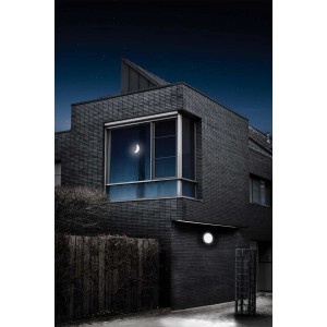 Struhm Plafoniera zewnętrzna ARON LED C 18W 4000K 1960lm IP65 śr. 21cm czarna