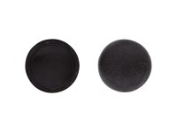 LUX-TOOLS Zaślepka kołpakowa O 12 mm czarna 8 sztuk