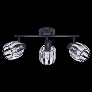 Goldlux Lampa sufitowa ALANYA 3xE14 10W czarna