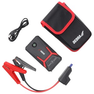 t.b.t. Zestaw rozruchowy do samochodu: power bank, zaciski, kabel i etui.