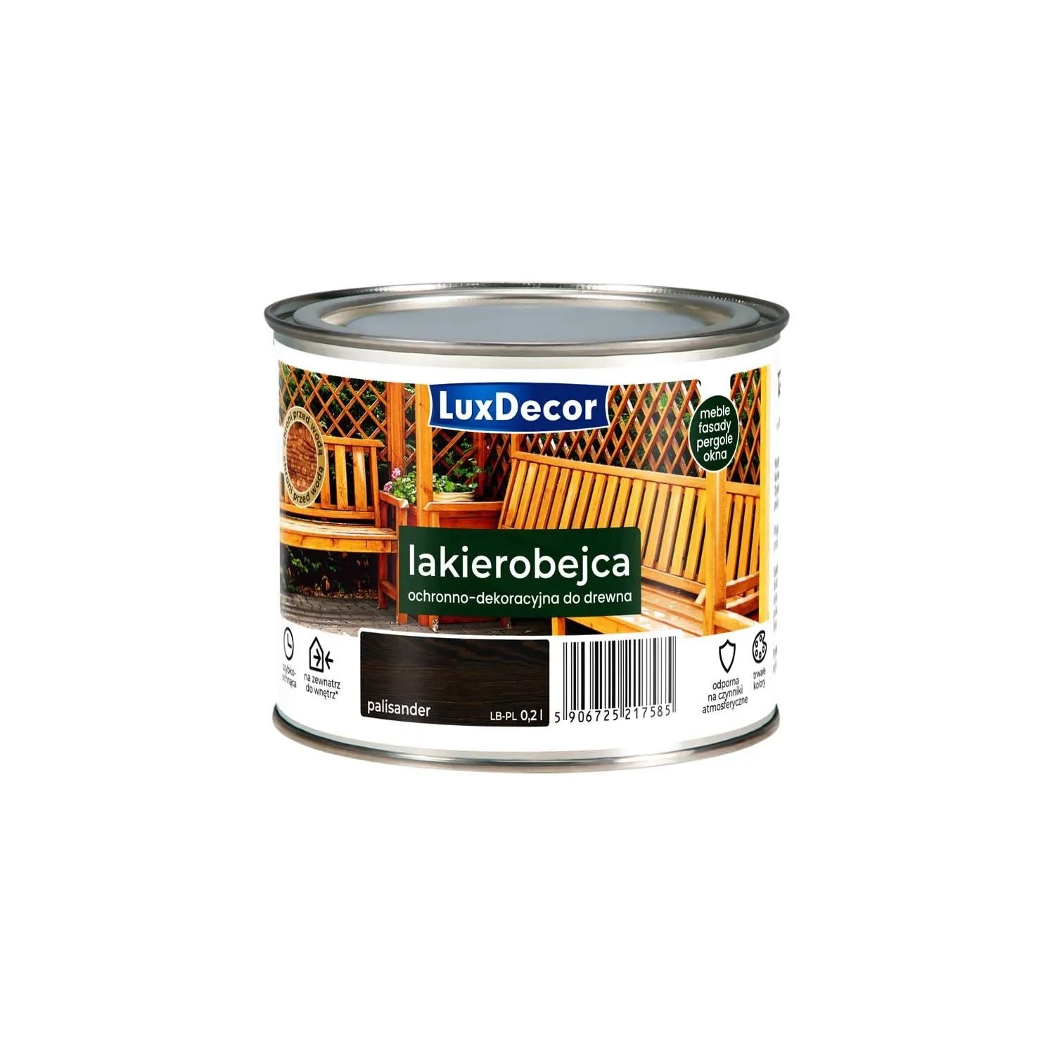 Luxdecor Lakierobejca palisander (8) 0,2 l