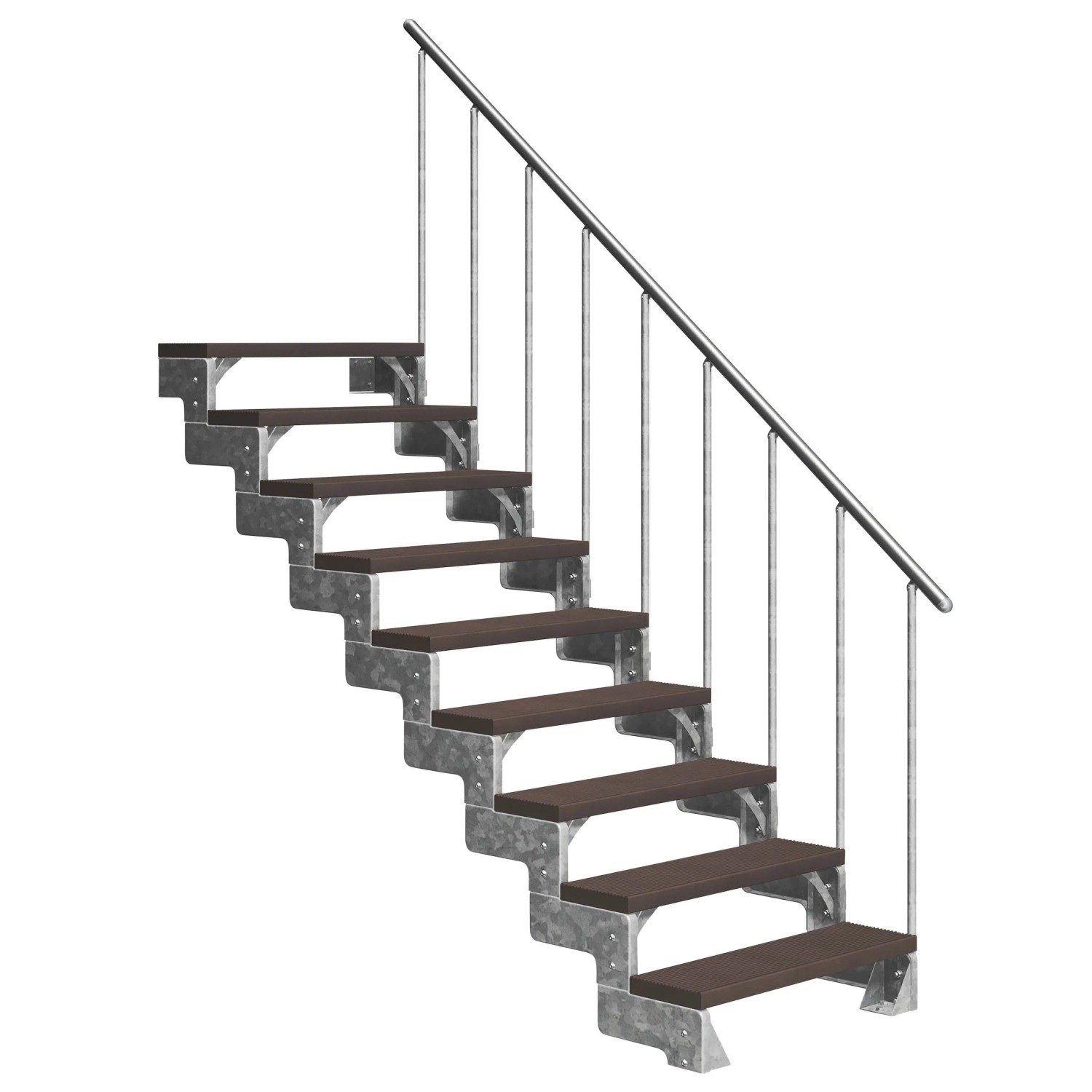 Dolle Schody zewnętrzne Garden Trimax Ciemny brąz 80 cm 9 stopni80 cm