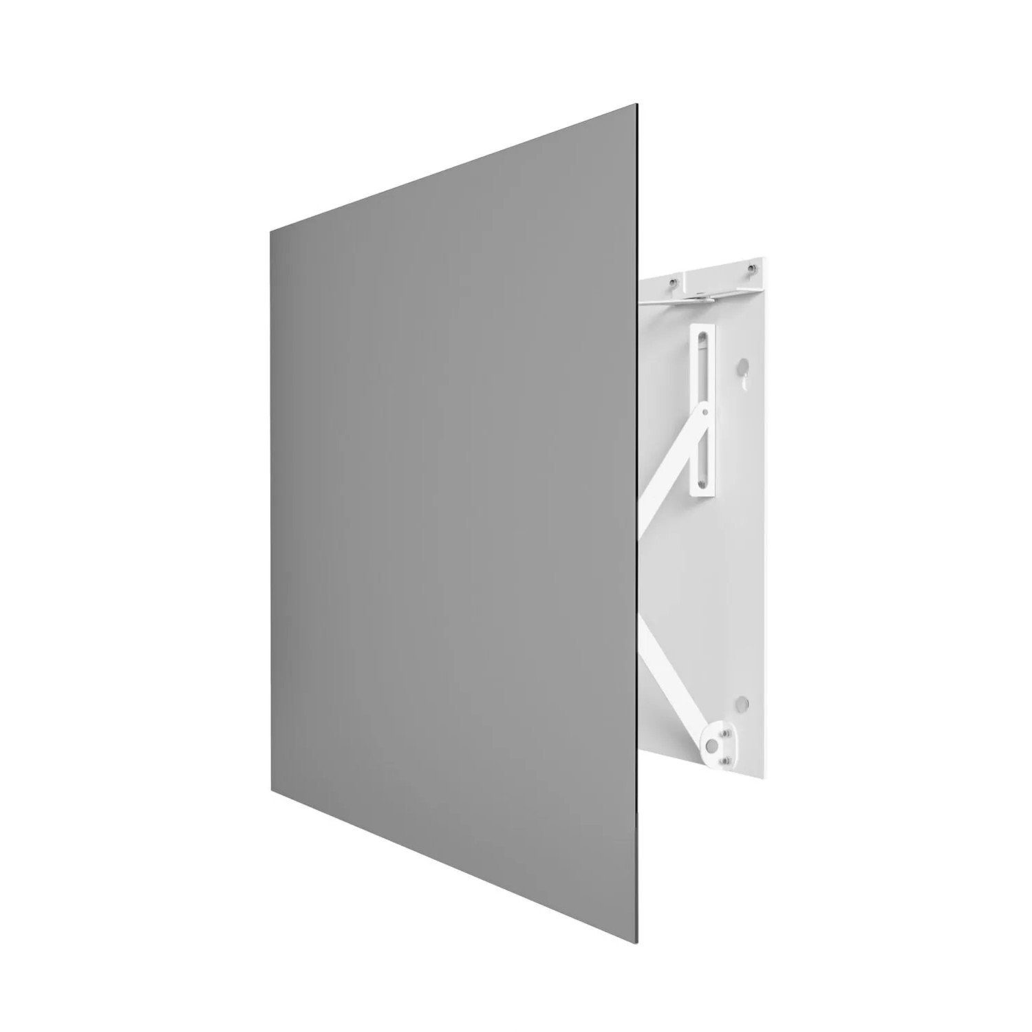 Lustro Form Białe 80x60cm