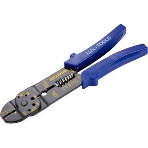Zaciskarka do kabli LUX 225 mm do zaciskania i cięcia kabli i końcówek kablowych.