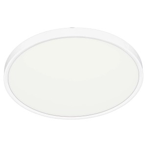 Biała, okrągła lampa sufitowa LED Plafony.
