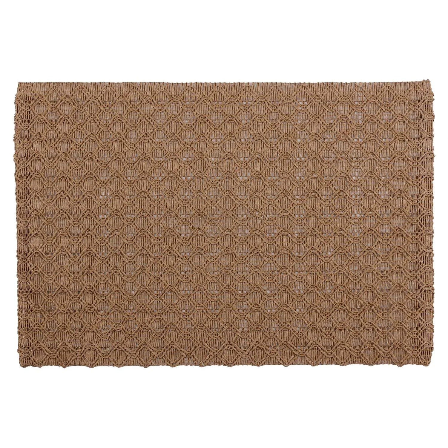 Splendid Podkładka dekoracyjna ABAJO 45 x 30 cm jasny brąz