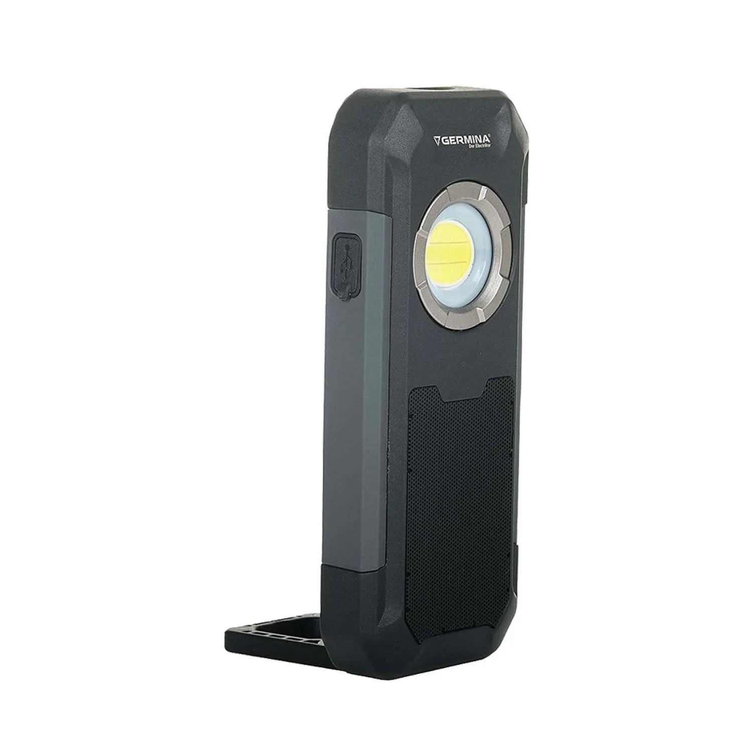 Germina Latarka warsztatowa LED głośnik  Bluetooth 5W 6000K 550lm IP44