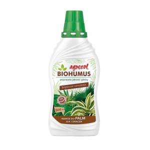 Butelka nawozu do palm Agrecol Biohumus, 500 ml.