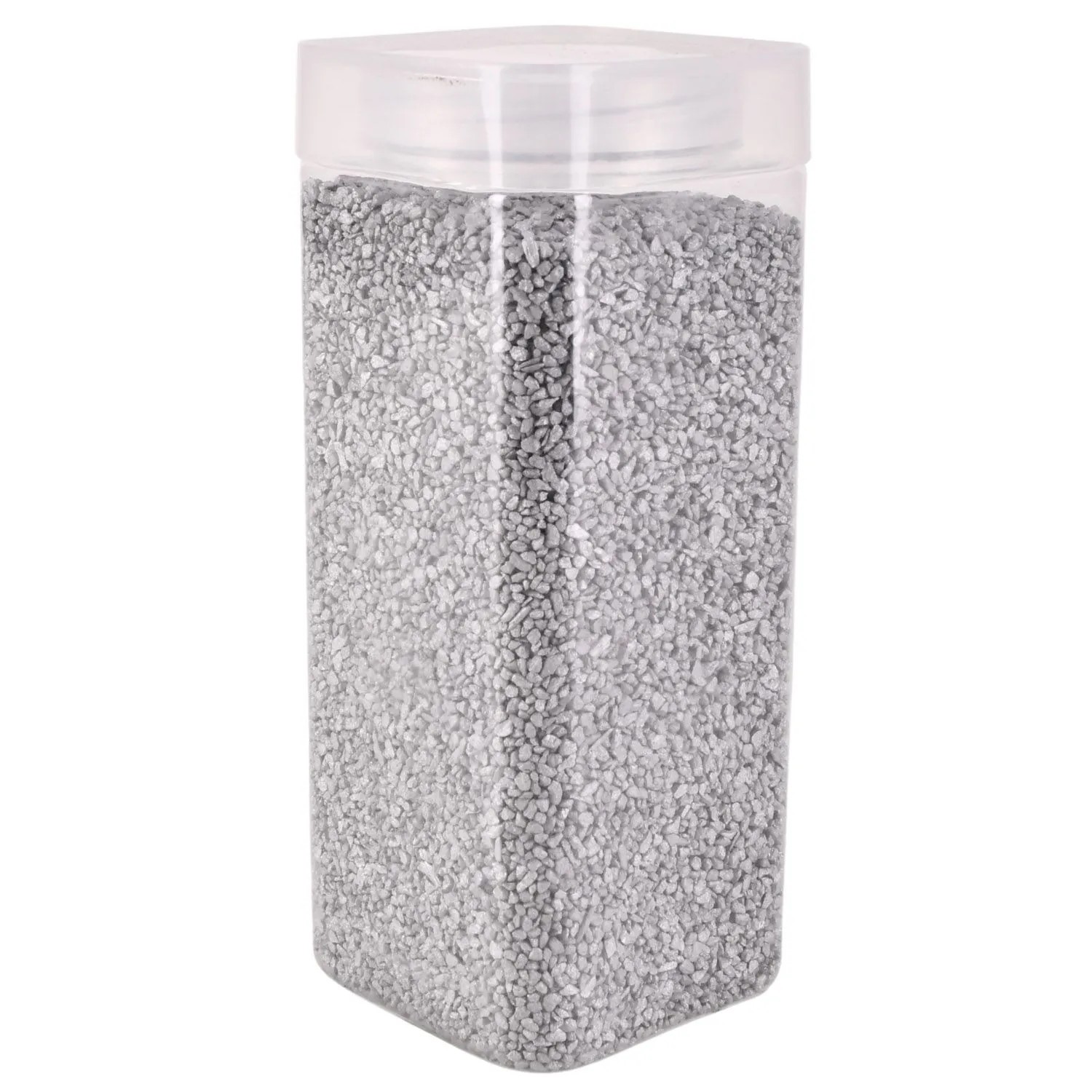 Piasek dekoracyjny srebrny 1 mm - 800 g