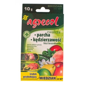 Agrecol Miedzian środek grzybobójczy na choroby roślin, 10g.