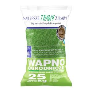 Wapno do odkwaszania gleby i trawnika - 25 kg