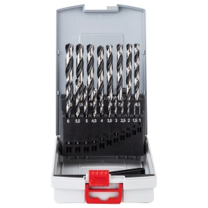 Bosch HSS-Spiralbohrer ProBox PoinTeQ, 19-częściowy zestaw wierteł do metalu.