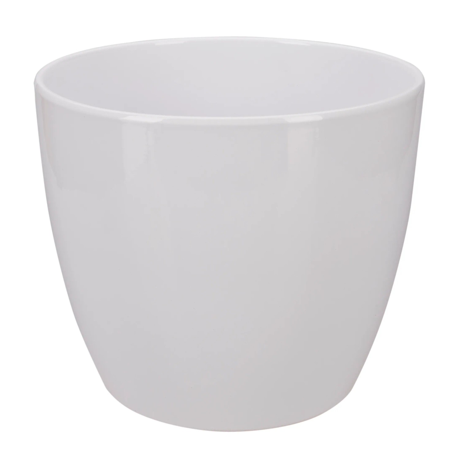 Osłonka ceramiczna Irys biała - śr. 28 cm