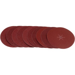 Zestaw tarcz szlifierskich LUX, 125 mm, do wiertarek, gruboziarniste (K50/K80) do obróbki drewna i metalu.