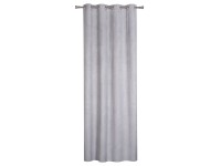Zasłona GRATER na przelotkach 140 cm x 260 cm jasnoszara