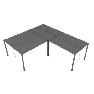 Zestaw łączników do 3 pergol manualnych 8610B i 8610E