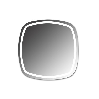 Lustro z LED Smooth Line 80x80