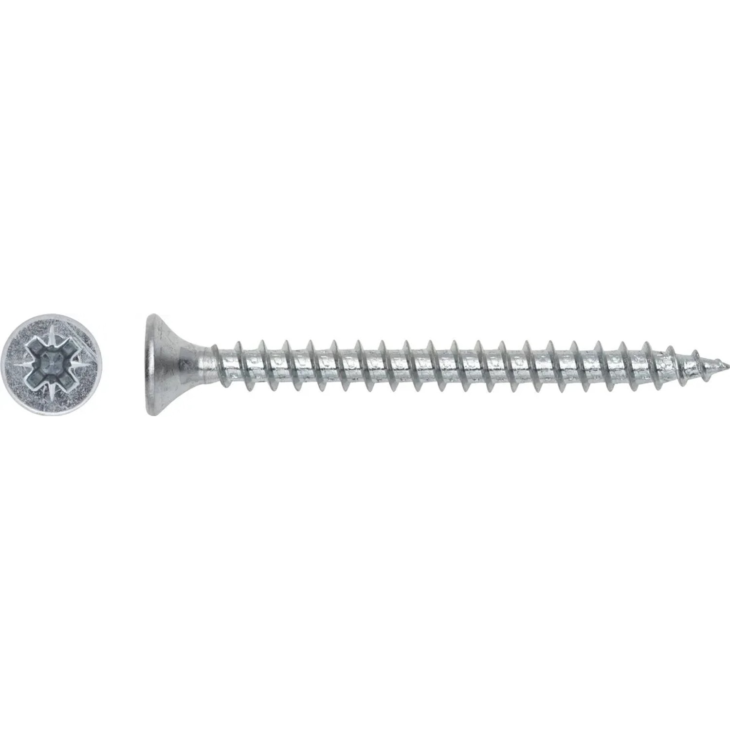 LUX-TOOLS Wkręt uniwersalny z łbem stożkowym płaskim TX 2,5 mm x 20 mm ocynk 80