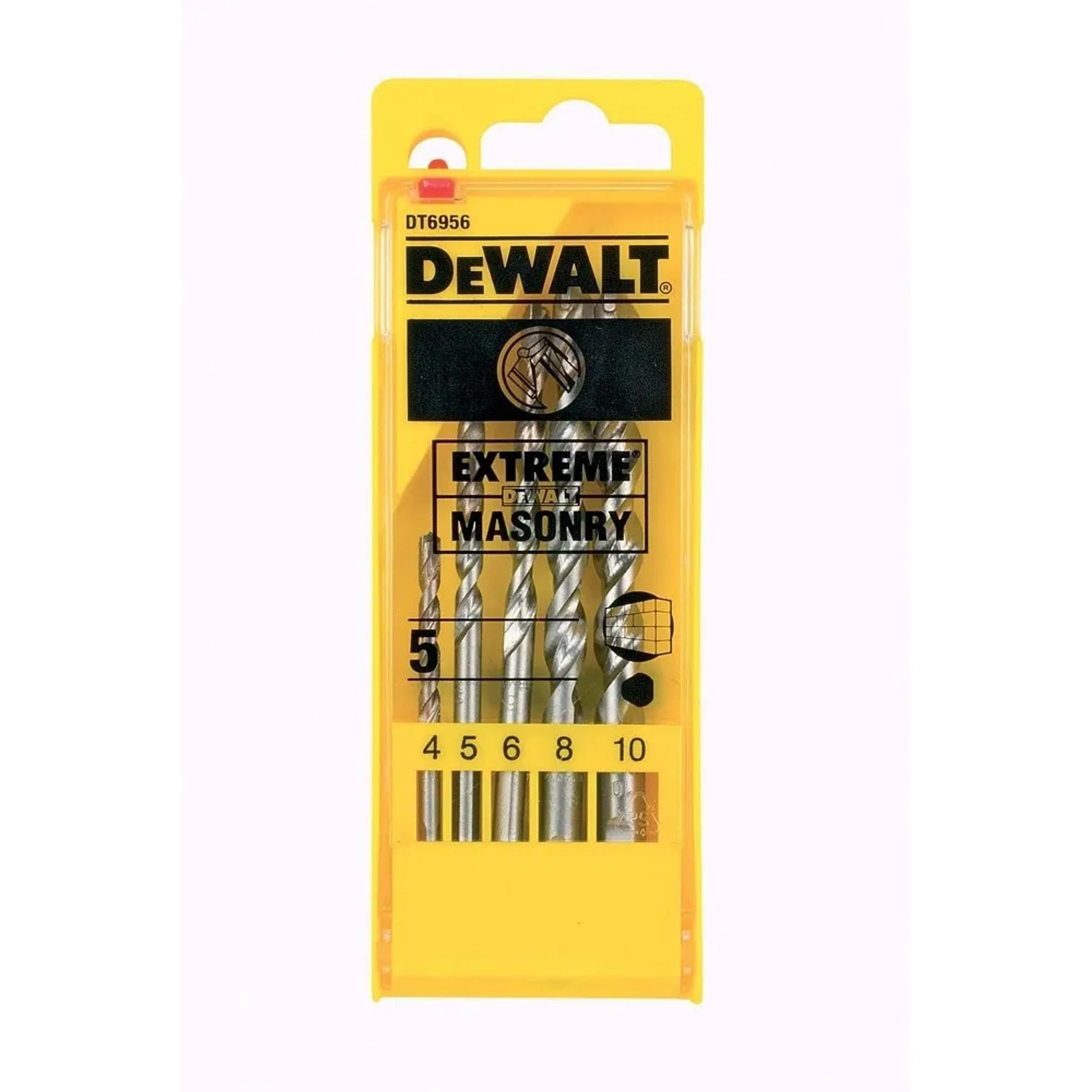 Dewalt Zestaw wierteł do betonu 4-10 mm 5szt.