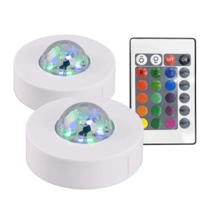 Goldlux Lampki bateryjne deko party LED FESTA RGB z pilotem 2 szt.