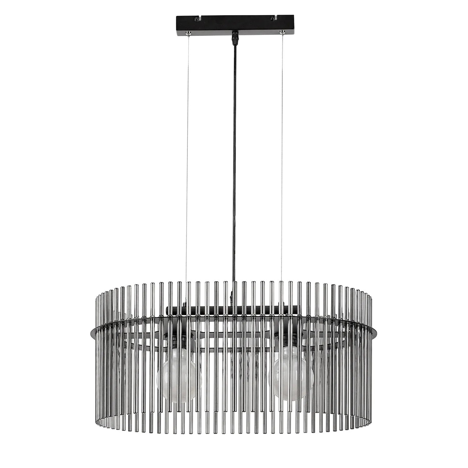 Rabalux Lampa wisząca Inesa 2x40W E27 czarna