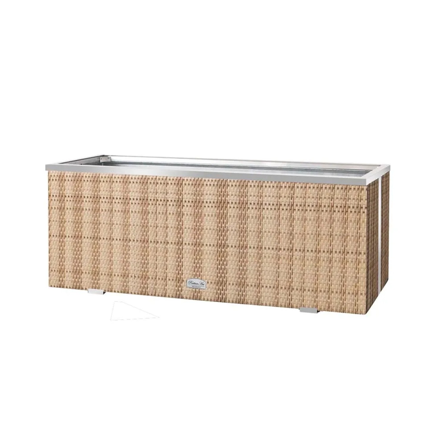 Donica rattanowa słomkowa - 108 x 39 x 43 cm