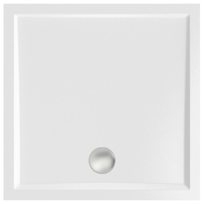 Centrum Brodzik kwadratowy Bari 90 biały 90x90x5