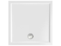 Centrum Brodzik kwadratowy Bari 90 biały 90x90x5