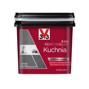 Farba do kuchni t.b.t. w kolorze antracytowym. Farba renowacyjna do kuchni.