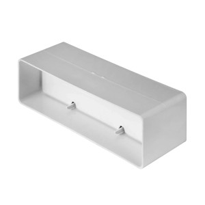 Biały kanał t.b.t. do kabli i przewodów.