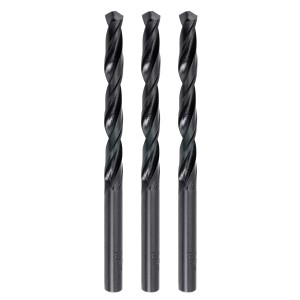 Zestaw 3 wierteł do metalu LUX, 1 mm, walcowane do metali nieżelaznych, takich jak miedź i aluminium.