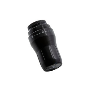 Czarna część t.b.t. do instalacji grzewczych ze skalą od 2 do 4.