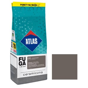 ATLAS fuga do płytek ciemnoszara: Worek z próbką koloru.