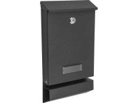 Skrzynka na listy SIENA grafit z tubą 18,3 x 26 cm
