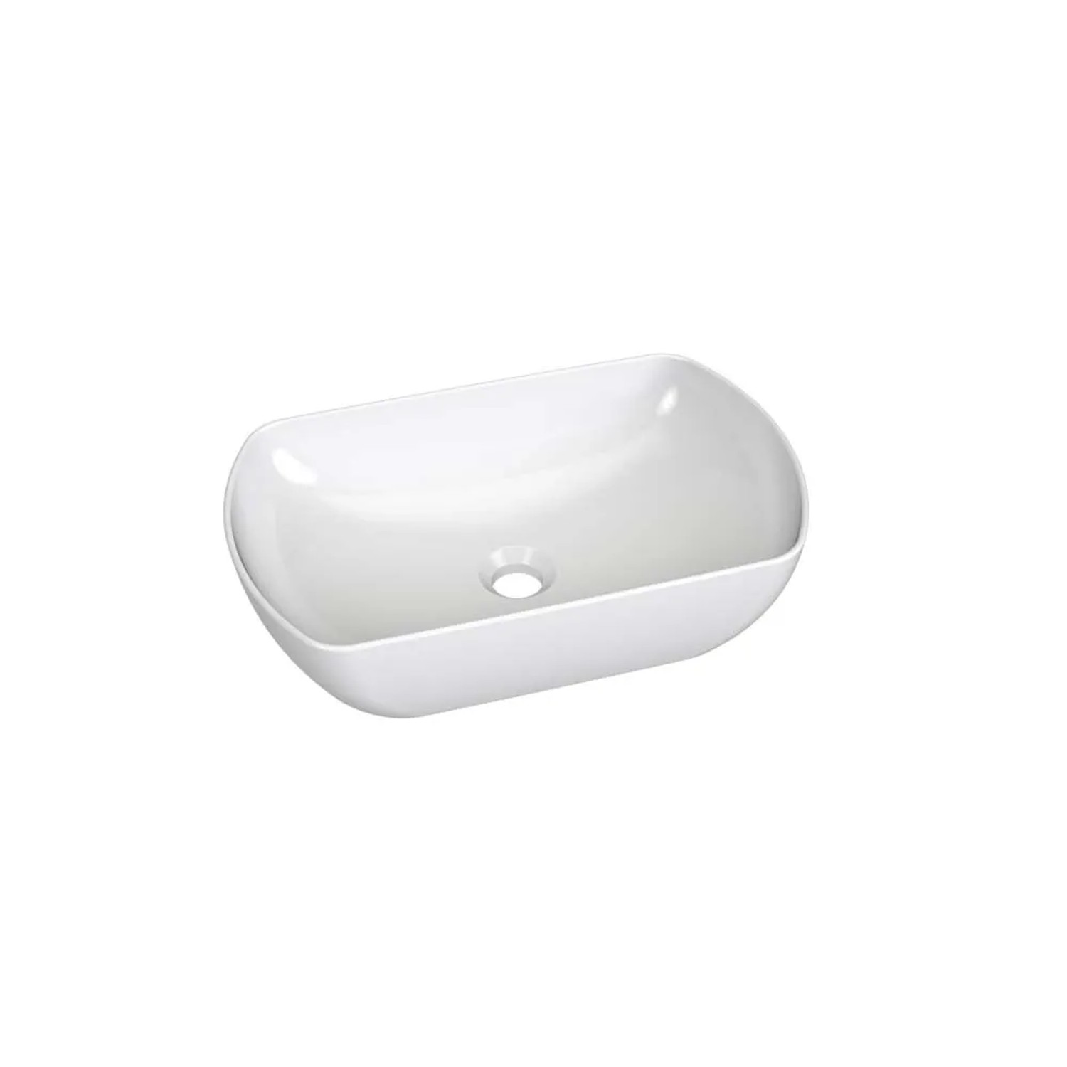 Umywalka nablatowa Slim O 41 x 34,5 x 15 cm