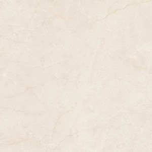 Beżowa płytka podłogowa z efektem marmuru.