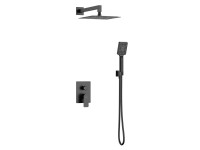 Valvex System prysznicowa podtynkowa Desa czarny