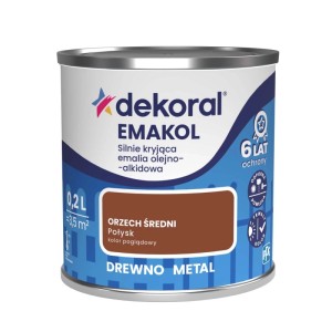 Dekoral Emalia Emakol Strong orzech średni 200 ml