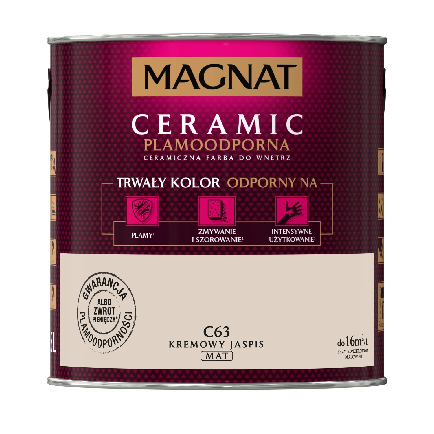MAGNAT Ceramic Farba plamoodporna kremowy jaspis 2,5 l