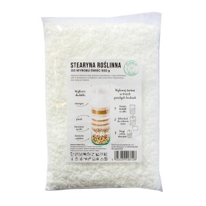 Stearyna roślinna do wyrobu świec, akcesoria do świec.