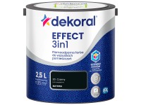 Farba Dekoral Effect 3w1 czarny 2,5l