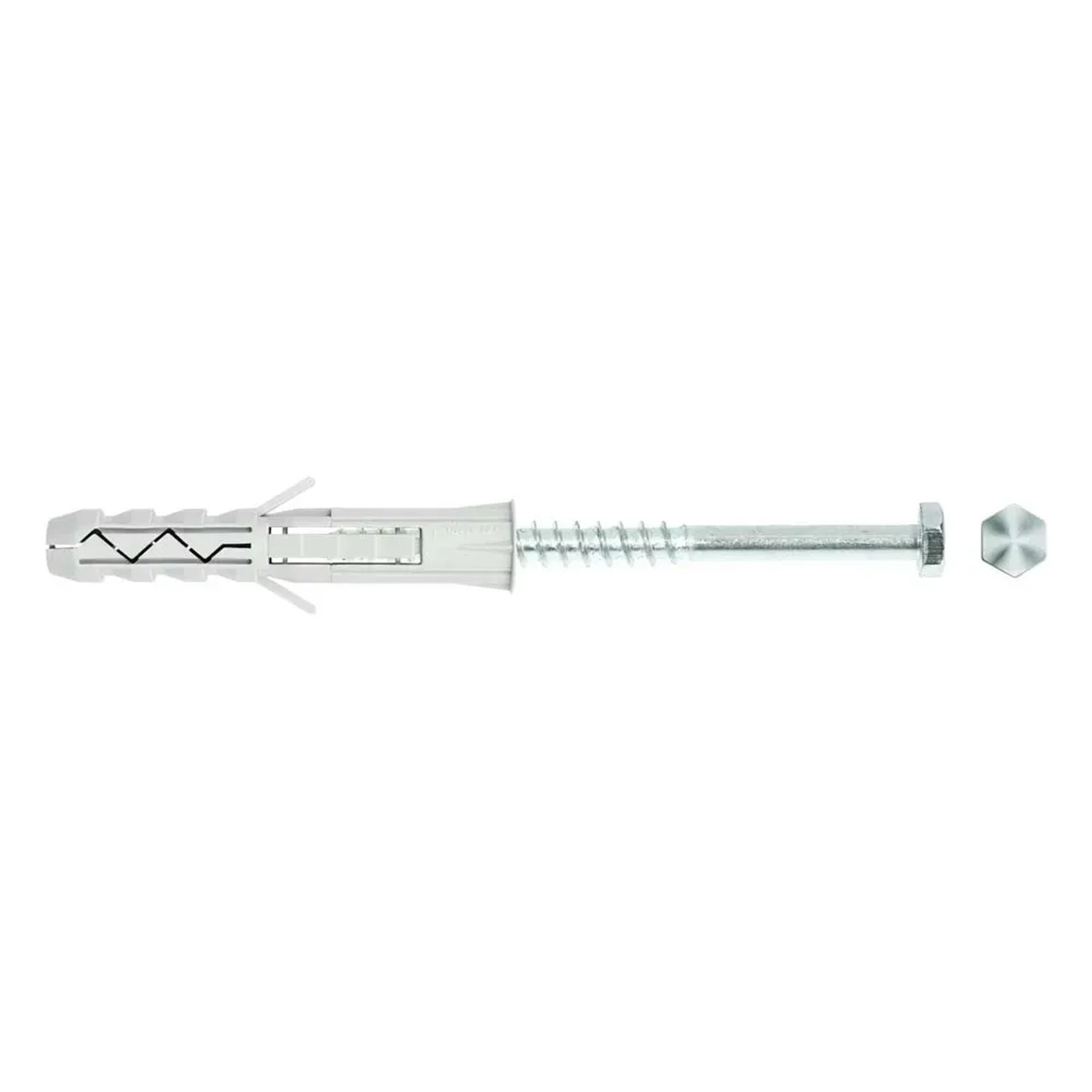 Wkręt-met Kołek rozporowy z łbem 6-kątnym 10 mm x 60 mm