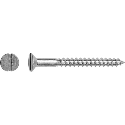 LUX-TOOLS Wkręt do drewna z łbem stożkowym płaskim SL Ø 3 mm x 40 mm ocynkowany
